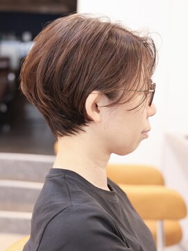 ファチュール(fAture.) 40代50代60代くびれニュアンスショート愛されグレージュカラー