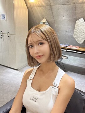 フルールバイリトル 新宿(FLEUR by little) テリちゃん風韓国ボブ