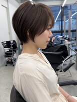 リリット(ReLit)&nbsp;ハイライトレイヤーカットグレージュベージュショート髪質改善