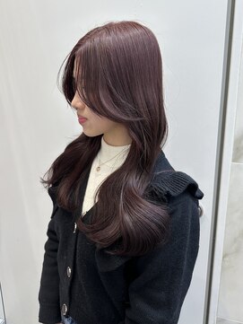 リー 梅田(Lee) ブリーチなしダブルカラー/ピンクラベンダー/カシスピンク/モテ