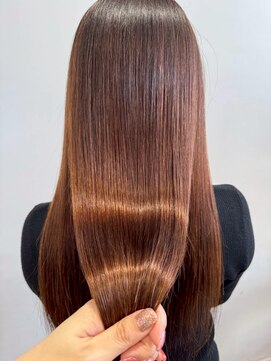 イーストハムヘッドショップ(EAST HAM head shop) うる艶　髪質改善カラー/アプリコットブラウン