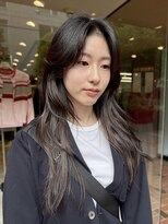 ノラ ヘアーサロン(NORA HAIR SALON) ハッシュカットレイヤーカット顔まわりレイヤー2wayバング