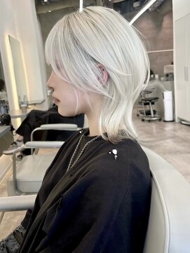 ダブルトーキョー シブヤ(W-TOKYO SHIBUYA) 【ショートウルフ】ウルフカット ハイトーン