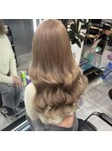  #ハイトーン #博多美容室#ミルクティー#ロング