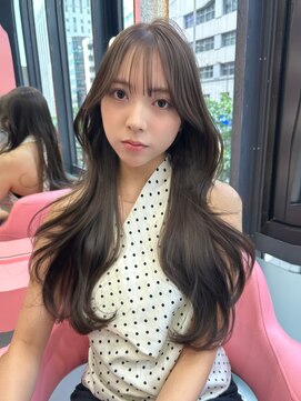 ボタン シブヤ(VOTAN SHIBUYA) 韓国ヘア/くびれヘア/レイヤーカット/顔まわりカット/前髪あり