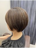 丸みのあるナチュラルショート