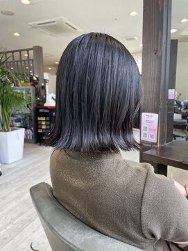 ヘア フィックス リュウ リゾート(hair fix RYU Resort) 縮毛矯正×外はねボブ