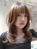 テクネ 天神大名(techne) 天神大名レイヤーカット大人レイヤーくびれヘアロング今泉