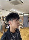 MEN’S HAIR/波巻ツイストスパイラル/フェザーパーマ/印西