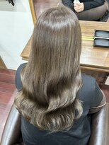 ワンラヴェストヘアオルシェット 長野駅(One Lovest Hair olchette)&nbsp;まろやか艶ベージュ／自然な透明感の柔らかロング