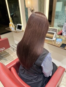 アミリアバイザザ(amiliea by ZA/ZA) レイヤーカット×ラベンダーピンク