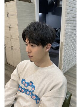 ルッカランス 経堂店(Lucca Lance) 癖毛活かしスタイル/アップバング