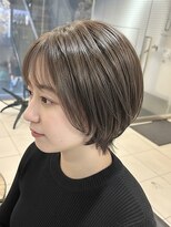 ノア(no_a)&nbsp;【四条烏丸】レイヤーボブ×オリーブグレー