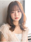 艶感20代30代40代◎前髪ダークアッシュワンカールくびれヘア