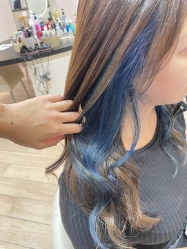 アーチバイケンジ(arch by kenje) インナーカラー★ブルー