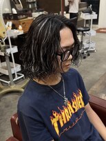 ハイパー(HYPER)&nbsp;海外風ハイライトサーフカール【メンズ/パーマ】