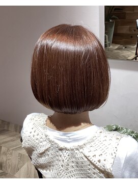 レリコ ニド(Relico-nid) 髪質改善30代40代大人可愛い 大人可愛いツヤ感丸みボブ【京都】