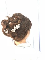 マロウ ヘア(Mallow hair)&nbsp;ふんわり編み込みヘアアレンジ♪