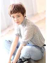 アルベロ(albero)&nbsp;ベビーバングのふわくしゅショートヘア