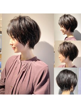 ネオリーブ モカ 川崎チネチッタ店(Neolive mocca) 大人可愛い小顔丸みショートボブサイド　似合わせベージュ　川崎