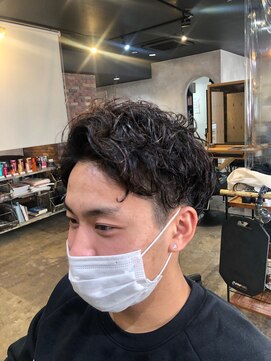 ネウィ 川崎(newi) 爽やかツーブロック刈り上げ束感アップバング