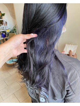 ヴィアンカ(Vianca) インナーカラー☆パープル