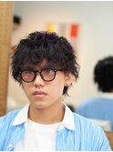 ツイストスパイラル カール感強め ツイスパ ウルフ 黒髪 1