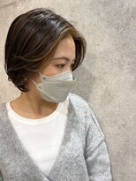 コス(COS)&nbsp;【COS/平塚/加藤】ブリーチ無し！デザインカラー☆ショートボブ