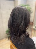 韓国風レイヤースタイル。