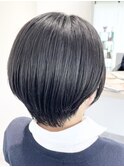 ハンサムショート/前上がりショートボブ/大人ショート