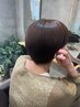 【白髪染め】カット+オーガニックカラー+コアミーTr ¥13200 [平塚駅]