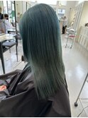 艶髪×ミントグリーン