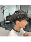 波打ちパーマ