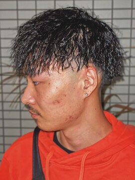 スウェル 船橋店(Swell) ハイライト/マッシュパーマ/ウルフ/アッシュブラック