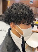 波巻きパーマ波巻きスパイラルパーマツイストスパイラルパーマ