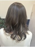 白髪ぼかしハイライト