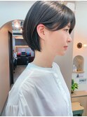 地毛風カラー/ナチュラルレイヤーカット/ショートボブ[船橋]