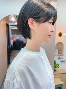 シビバイレボ(CIBI by revo) 地毛風カラー/ナチュラルレイヤーカット/ショートボブ[船橋]