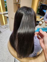 プアメリア 名古屋(Puamelia) ブリーチなし 前髪縮毛矯正 髪質改善 レイヤー 艶髪