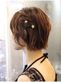 結婚式 推し活 イベント ハーフツイン×ゴールドアクセサリー