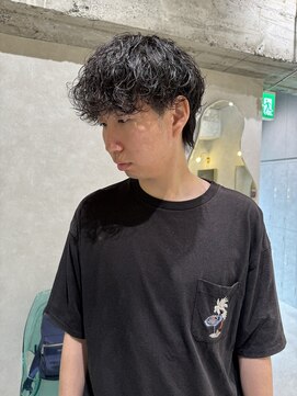 ゼスト リル 新宿(ZEST lill) 塩澤太一 シャドウパーマ 無造作パーマ マッシュパーマ 新宿