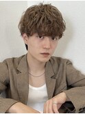 メンズマッシュ／ニュアンスパーマ／メンズヘア／ナチュラルヘア