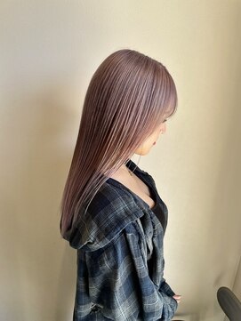 ヘアーラニッシュ 柏の葉キャンパス店(hair Lanish) ブリーチありホワイトピンクベージュ