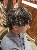 マッシュメッシュソフトツイストツイストスパイラルパーマ