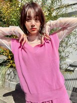 ロイド(Lloyd)&nbsp;【Lloyd 大宮】チェリーブラウン×くびれ巻き