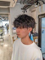 コワファーストナガサキシャンプーボーイ(COIFF1RST NAGASAKI SHAMPOO BOY)&nbsp;vマッシュ×波巻きスパイラルパーマ