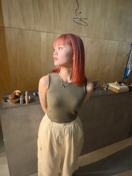 キャンバス(canvas) オレンジピンク