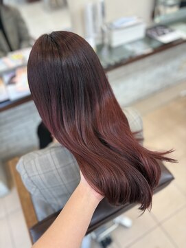 ヘア ルミナス バイ フォルテ(HAIR LUMINAS by FORTE) 髪質改善/ピンクカラー/ツヤ髪