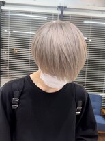 メンズハイトーン、メンズカット、ブリーチカラー