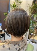 大人ショートボブ
